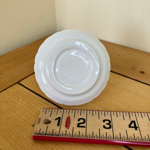 Ukrainian Folk Art Porcelain Ring Holder Vintage Ceramic Made in Canada - Picture 4 of 4